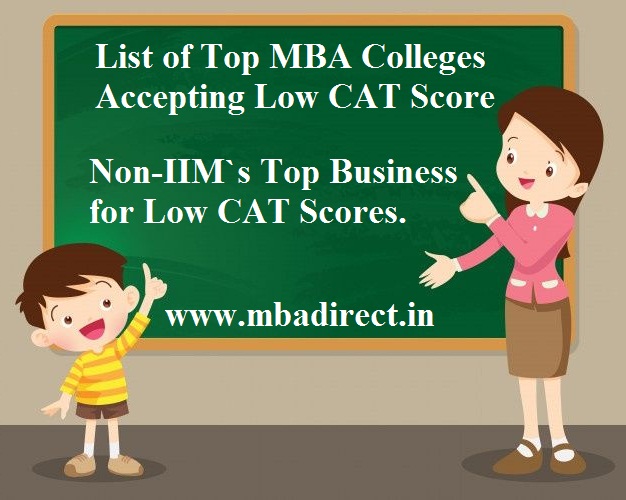 List of Top MBA Colleges Accepting Low CAT Score